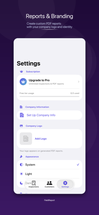FieldReportAI screenshot