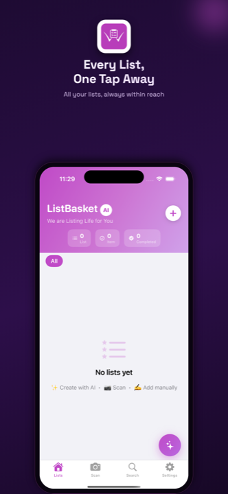 ListBasketAI screenshot