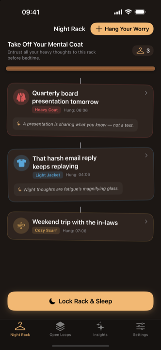WorryHanger screenshot